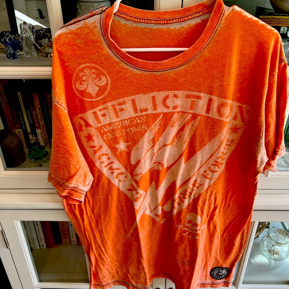 Orange Affliction T xxl